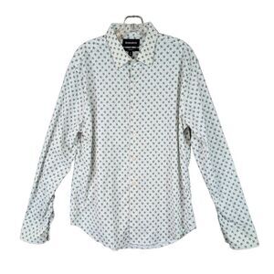 Bonobos Shirt Men's Standard Fit AllOver Print Long Slv Nylon Blend Stretch Sz M